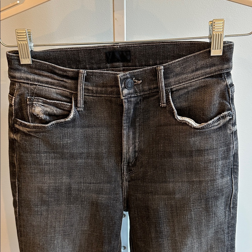 Mother Mid Rise Dazzler Ankle Open Later Wash - Picture 6 of 10